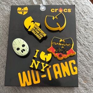 CROCS Wu-Tang Black and Yellow Jibbitz Set